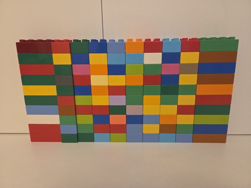 100 lego duplo steine - x,