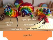 Wooden Rainbow Stacker –