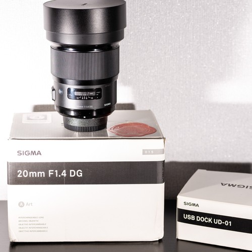 Sigma 20mm 1f1 art - 1f1,4, nikon
