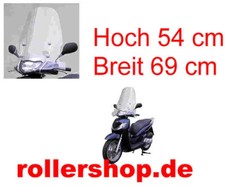 Windschild 50 cm für Honda SH 125 i - 150 i,  für Bj. 2005-2008, OHNE HALTERUNG