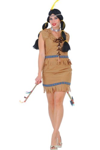 Sexy indianer kleid - indianer, m