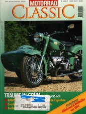 Zeitschrift Motorrad Classic #1 1994 Zündapp KS 601 Jawa 500 NSU Max BMW R 27