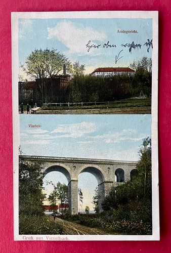 Vieselbach bei erfurt 1911 - ak,