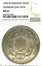 Deutsche States Hamburg 1694