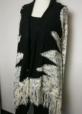 Hippi Bohemian Zottel Cardigan Jacke bis Gr. 44