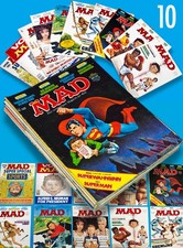 10 alte MAD HEFTE 1970er