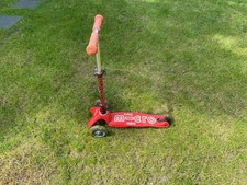 Mini Micro Roller rot  Mit Licht