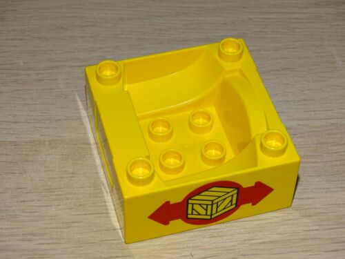 Lego duplo waggon - kiste, gelb