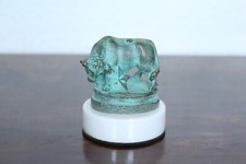 DEKORATIVE BRONZEFIGUR "STIER"