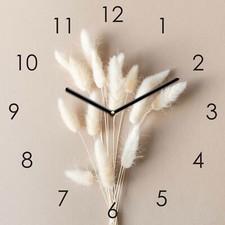 Wanduhr 30x30cm Glasuhr