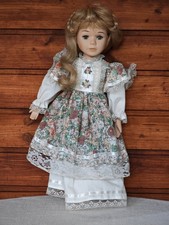 Porzellanpuppe 40 cm blond