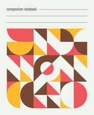 Retro design notebook - retro, linen