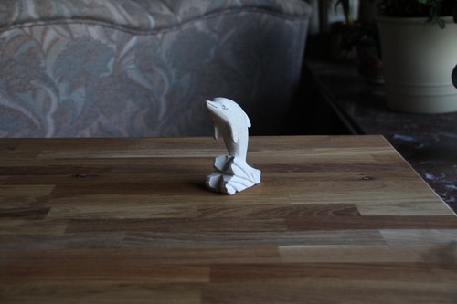 Delfin dekofigur weiß - delfin,