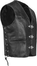 Hawk herren lederweste - hawk,