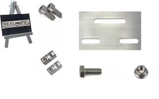 ⏰  Kreuzverbinder Kreuzverband Alu Solar für Montageprofil inkl. Verschraubung ⏰