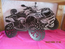  Goes Quad lasergeschnittenes  Stahlmodel  groß