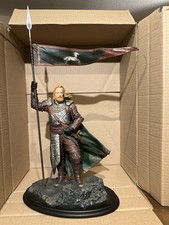 LORD OF THE RINGS - Gamling 1/6 Polystone Statue Weta Limitiert auf 375 Banner