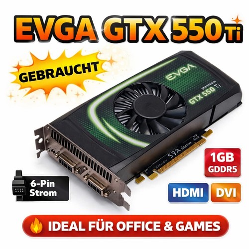 Evga gtx 550 1gb - gtx,