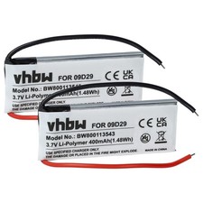2x Akku für Cardo Q2 Pro Q2