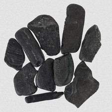 Gagat Jet Schwarzer Bernstein Versteinerte Holzkohle Rohmaterial