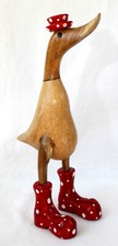 Ente aus holz mit - holz,