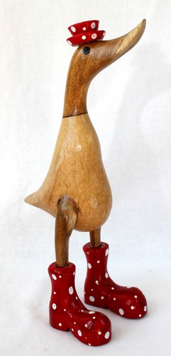Ente aus holz mit - 27,