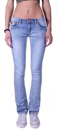 Damen jeans hose hüftjeans - damen,