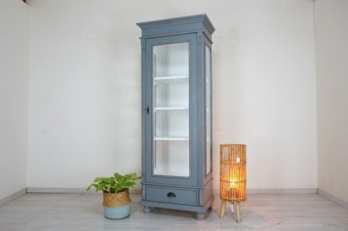 Schöne vintage vitrine - vitrine, in