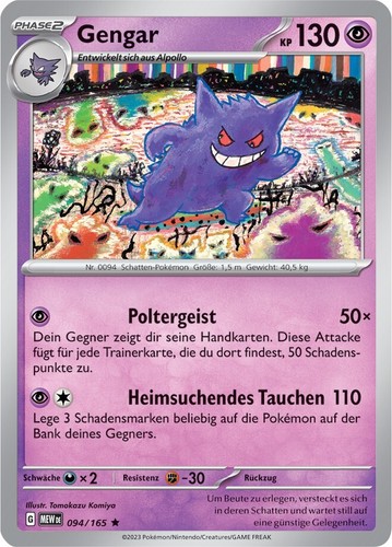 Pokemon 151 gengar - pokemon, mew
