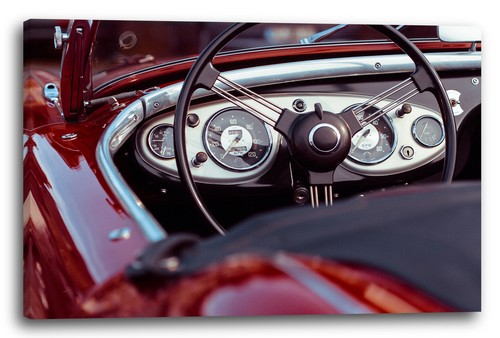 Wandbild autobilder oldtimer - wandbild,
