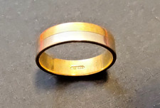 Goldring Ehering weiß/gelb