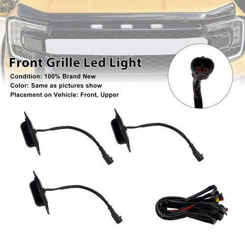 White led light front bumper - front,
