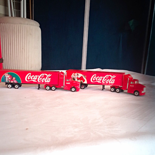 Coca cola modell lkw - coca-cola, 2x