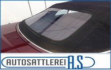 Audi 80 B4 Cabrio Heckscheibe mit neuer GUMMILIPPE und ZIPPER