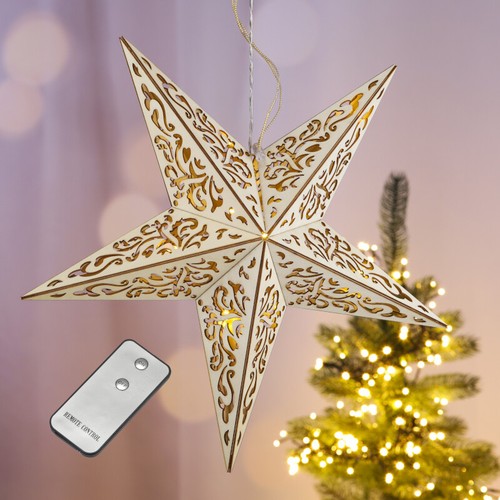 31201 led holzstern 40cm - 40cm, Ø