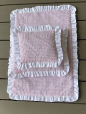 Puppenbettwäsche Puppendecke Puppenwagen Bettwäsche Decke Kissen Neu Set Limited