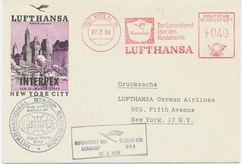 Bundesrepublik 1959 sonderflug - 1959,