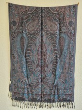 Schal boho blue - blue, mandala