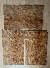 Nussbaum Maser Wurzelholzfurnier 76mm - 65mm / 0,5-0,7dicke 22Stück