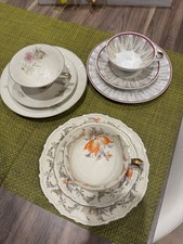 Sammeltassen 3 Gedecke, je  Set 3-teilig  Sehr gut erhalten