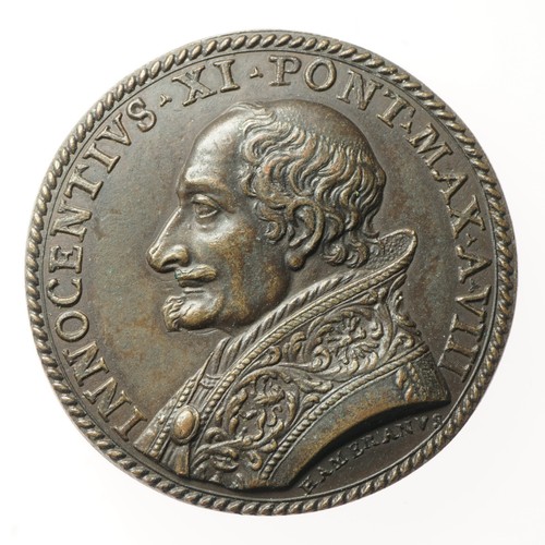 Bronzemedaille innozenz - bronzemedaille, xi