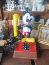MEGA SAMMLERFUND MICKEY MOUSE TELEFON WALT DISNEY TOP ZUSTAND MICKY MAUS AMERIKA