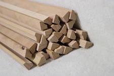 (a83)  28Stk 100cm Hohlkehlleiste massiv Buche 10x11mm Hohlkehl Holzleiste