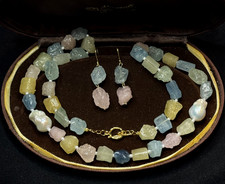 Regenbogen: Set Kette Ohrringe