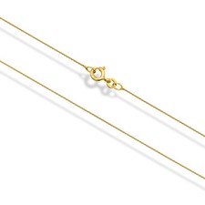 Goldkette 333 Ankerkette 50cm 0,8mm Gelbgold 8 Karat Halskette Goldschmuck Neu