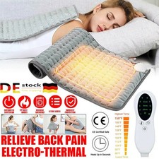 Heizkissen elektrisch 70 x 40 cm Wärmekissen Heizdecke Heizmatte Nacken Rücken