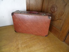 VEB  Vintage Retro DDR Koffer Hartplatte Hellbraun Deko ohne Schlüssel