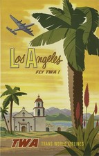 Altes Werbeplakat Los Angeles