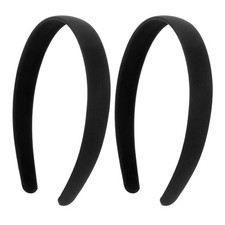 2 Stück Satin Haarreifen, 2cm