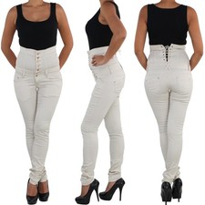 Damen Röhren High Waist